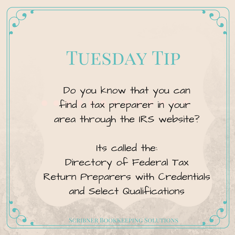 find a tax preparer